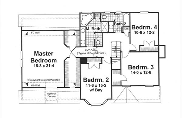 Second Floor image of Belmont I - B House Plan